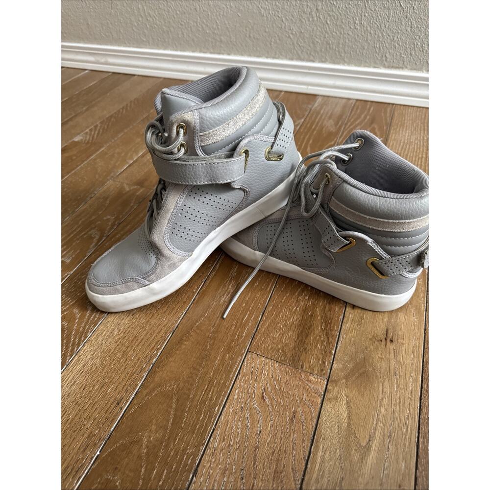 Adidas Adi-Rise Gray Mid Rise Shoe Sneaker US Size 7 Men's Strap + Laces
